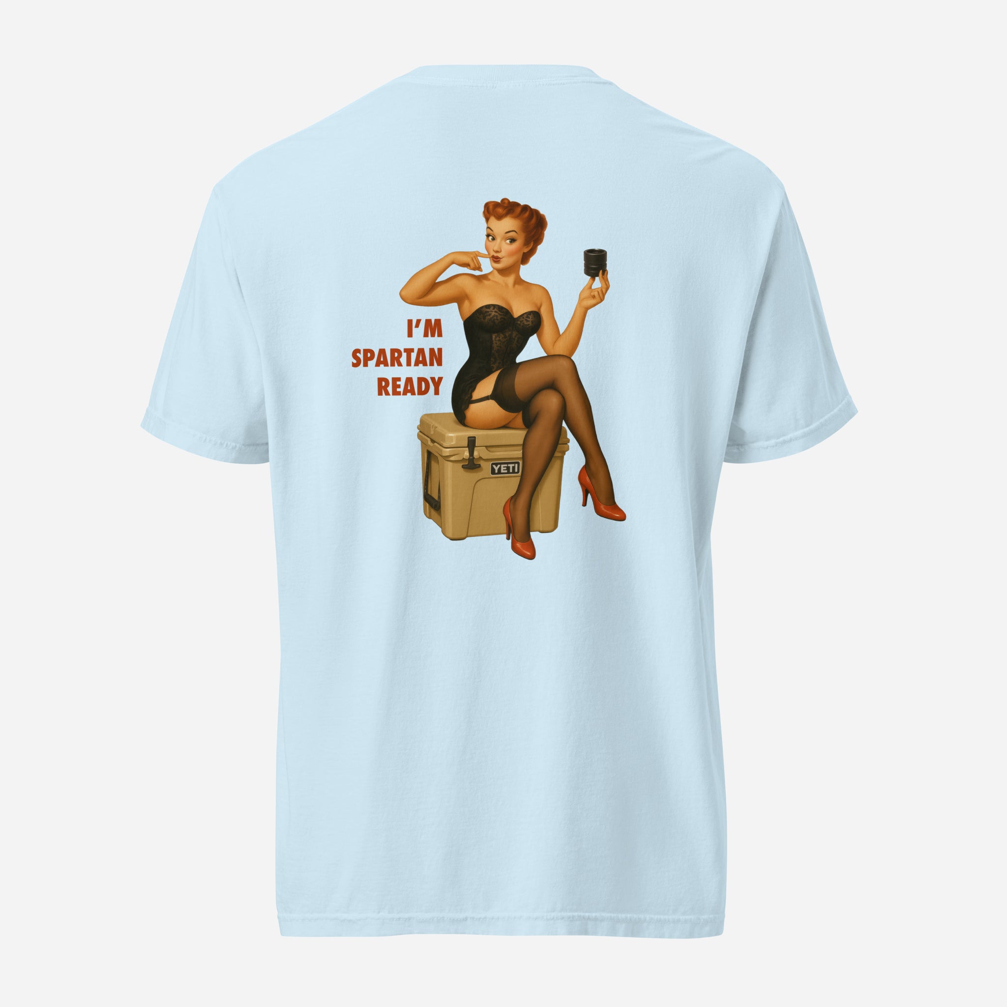 "I'm Spartan Ready" Print T-Shirt