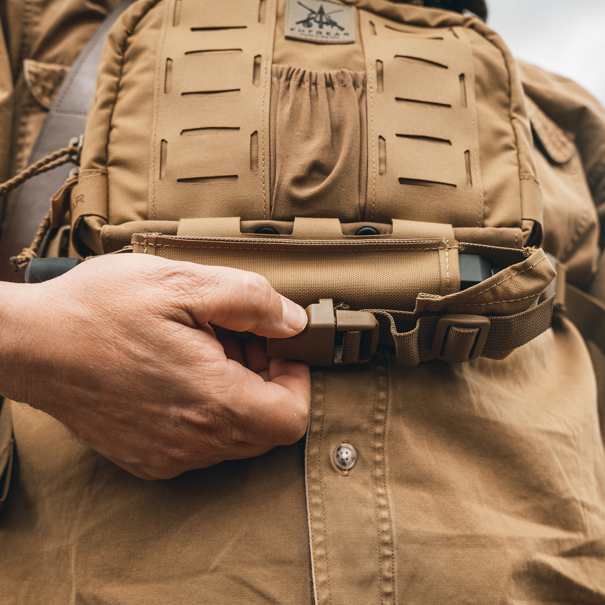 FHF Aspis Javelin Bipod Holster Spartan Precision Equipment